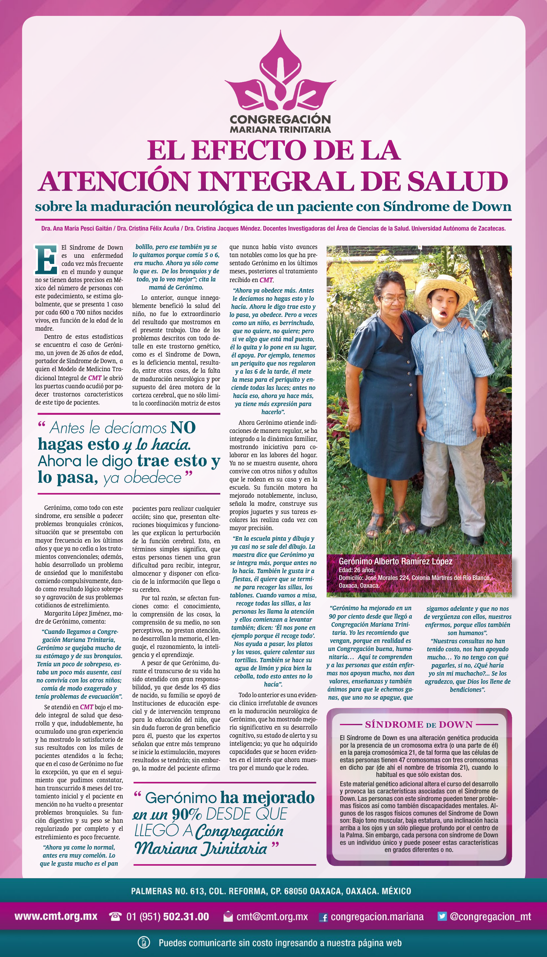 Prensa: EL EFECTO DE LA ATENCIÓN INTEGRAL DE SALUD