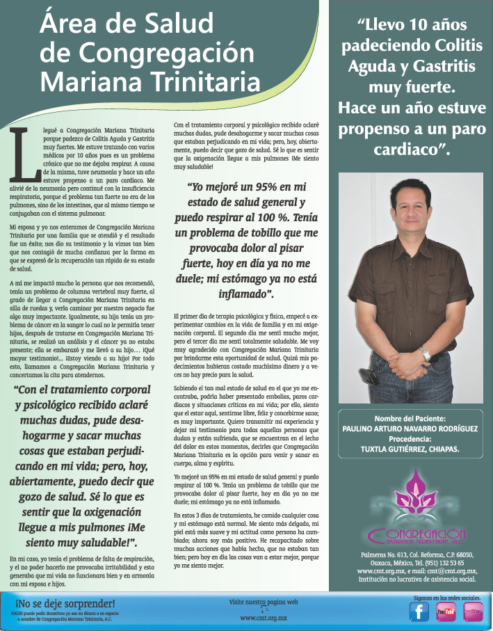 Prensa: LLEVO 10 AÑOS PADECIENDO COLITIS AGUDA Y GASTRITIS MUY FUERTE