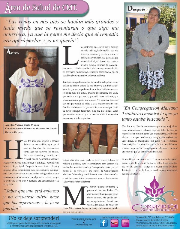 Prensa: EN CONGREGACIÓN MARIANA TRINITARIA ENCONTRÉ LO QUE YO ESTABA BUSCANDO